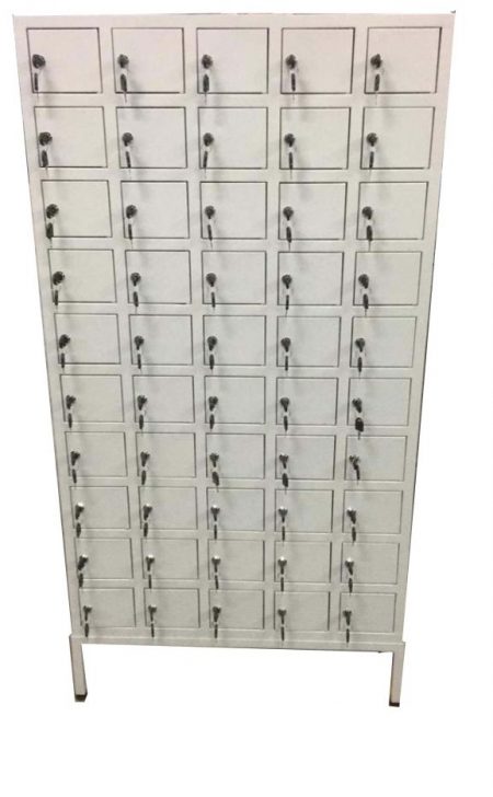 50 Compartment Handphone Locker with Cam Lock-3